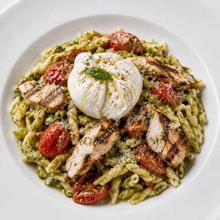 Chicken Gemelli Al Pesto Genovese