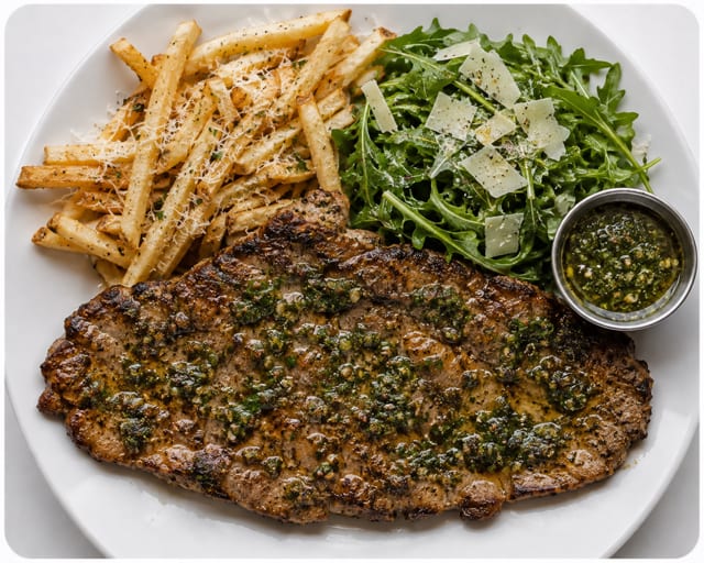 Italian Steak Frites.