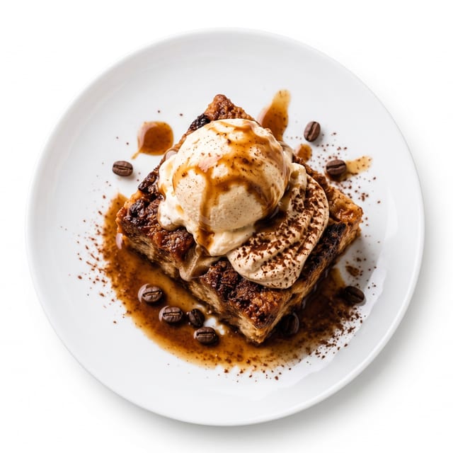 Affogato Bread Pudding.